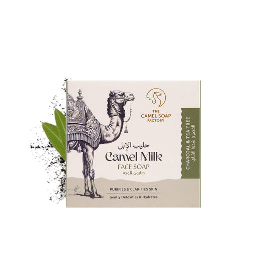 Camel Milk Facial Soap - Charcoal & Tea Tree