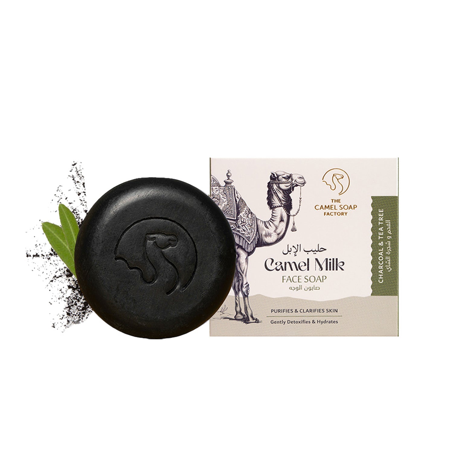 Camel Milk Facial Soap - Charcoal & Tea Tree