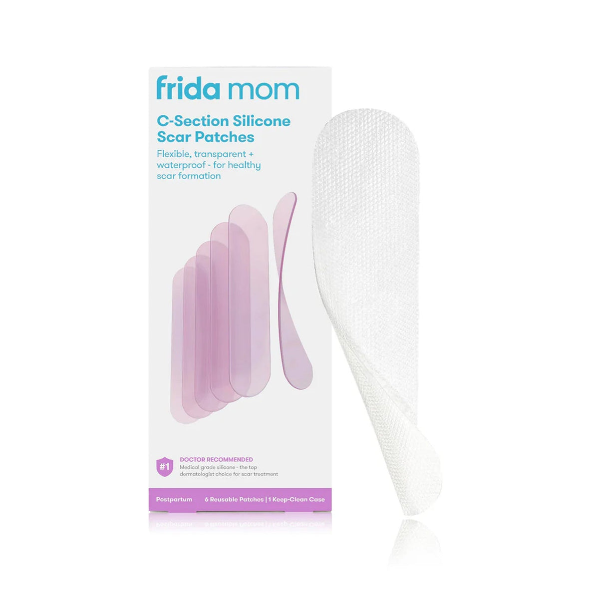 Frida Mom C-Section Silicone Scar Patches, 6 Pack — packaging